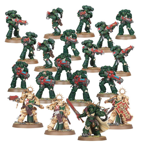 Dit is een afbeelding van het miniatuur Combat Patrol - Dark Angels voor het spel Warhammer, te koop bij Tabletop Miniature Wargames spellenwinkel Speldorado in delft