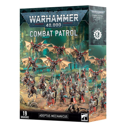 Dit is een afbeelding van het miniatuur Combat Patrol Adeptus Mechanicus voor het spel Warhammer, te koop bij Tabletop Miniature Wargames spellenwinkel Speldorado in delft