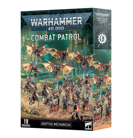 Dit is een afbeelding van het miniatuur Combat Patrol Adeptus Mechanicus voor het spel Warhammer, te koop bij Tabletop Miniature Wargames spellenwinkel Speldorado in delft