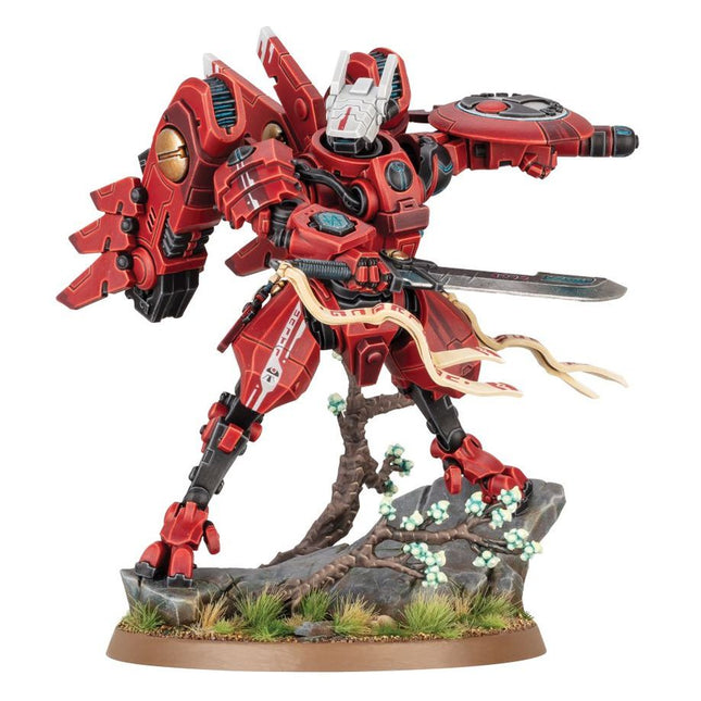 Dit is een afbeelding van het miniatuur Commander Farsight - Tau Empire voor het spel Warhammer, te koop bij Tabletop Miniature Wargames spellenwinkel Speldorado in delft