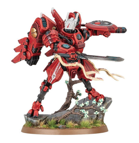 Dit is een afbeelding van het miniatuur Commander Farsight - Tau Empire voor het spel Warhammer, te koop bij Tabletop Miniature Wargames spellenwinkel Speldorado in delft