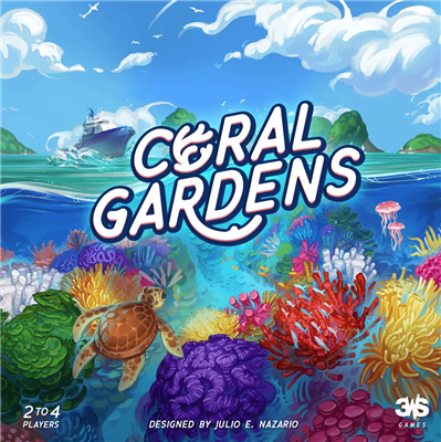 Coral Gardens – gezellig bordspel – 2 tot 4 spelers