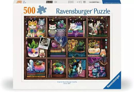 Ravensburger puzzel "Glimmers of the Realm: Sapphire" - 1000 stukjes