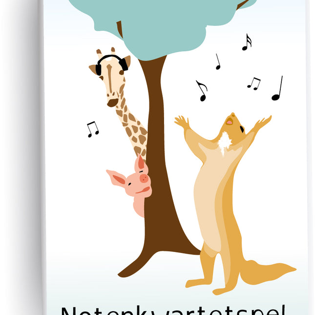 Dit is een foto van het spel Notenkwartetspel te koop bij Speldorado Spellenwinkel Delft