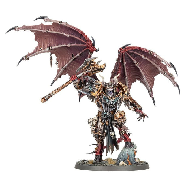 Dit is een afbeelding van het miniatuur Daemon Prince - Slaves to Darkness voor het spel Warhammer, te koop bij Tabletop Miniature Wargames spellenwinkel Speldorado in delft