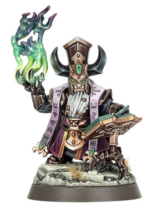 Dit is een afbeelding van het miniatuur Daemonsmith - Helsmiths Of Hashut voor het spel Warhammer, te koop bij Tabletop Miniature Wargames spellenwinkel Speldorado in delft