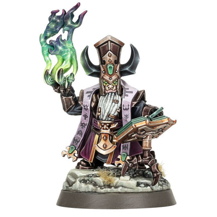 Dit is een afbeelding van het miniatuur Daemonsmith - Helsmiths Of Hashut voor het spel Warhammer, te koop bij Tabletop Miniature Wargames spellenwinkel Speldorado in delft