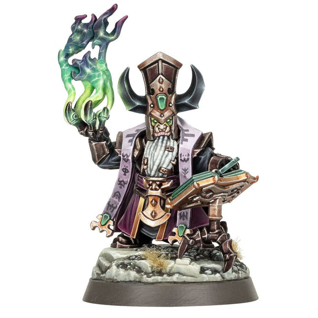 Dit is een afbeelding van het miniatuur Daemonsmith - Helsmiths Of Hashut voor het spel Warhammer, te koop bij Tabletop Miniature Wargames spellenwinkel Speldorado in delft