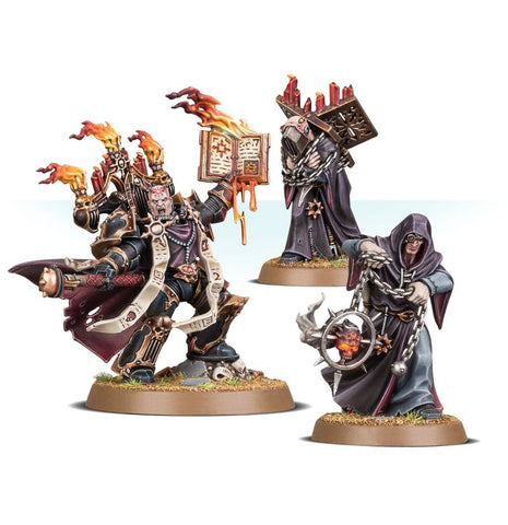 Dit is een afbeelding van het miniatuur Dark Apostle - Chaos Space Marines voor het spel Warhammer, te koop bij Tabletop Miniature Wargames spellenwinkel Speldorado in delft