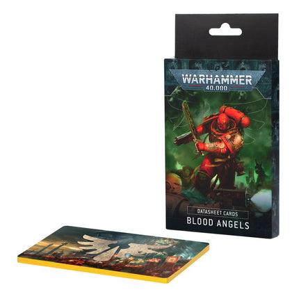 Dit is een foto van het spel Datasheet Cards blood Angels (Eng) - Blood Angels te koop bij Speldorado Spellenwinkel Delft