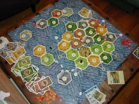Dit is een foto van het spel De Zeevaarders -Catan te koop bij Speldorado Spellenwinkel Delft