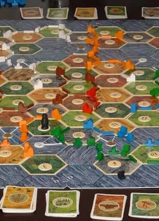 Dit is een foto van het spel De Zeevaarders 5/6 Spelers -Catan te koop bij Speldorado Spellenwinkel Delft