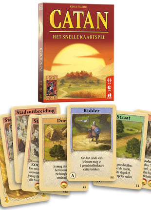 Dit is een foto van het spel Het Snelle Kaartspel - Catan te koop bij Speldorado Spellenwinkel Delft