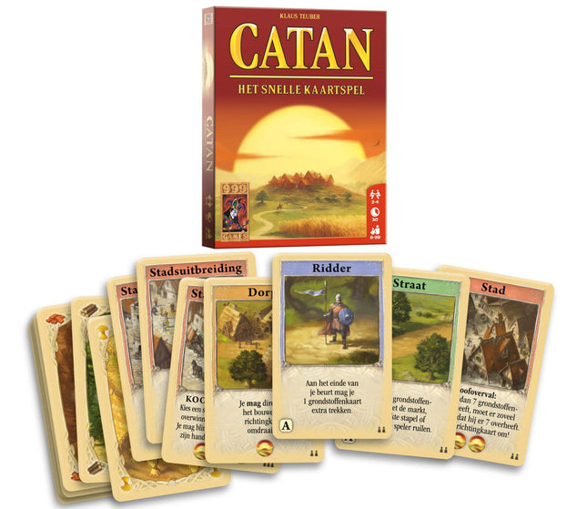 De Kolonisten Van Catan: Het Snelle Kaartspel, 999-KOL29 van 999 Games te koop bij Speldorado !