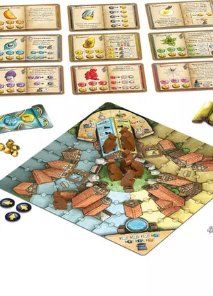 Dit is een foto van het spel De Kwakzalvers Van Kakelenburg het duel te koop bij Speldorado Spellenwinkel Delft