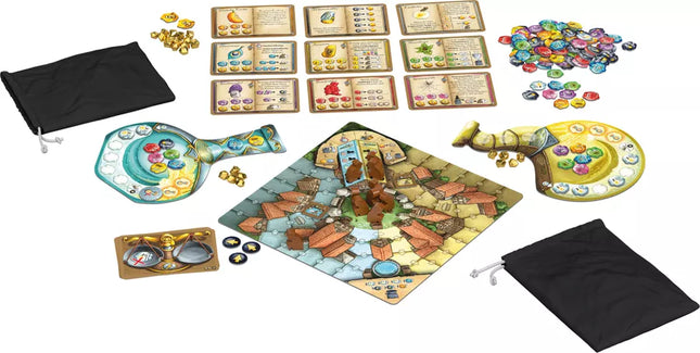 Dit is een foto van het spel De Kwakzalvers Van Kakelenburg het duel te koop bij Speldorado Spellenwinkel Delft