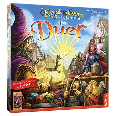 De Kwakzalvers Van Kakelenburg het duel – gezellig bordspel – 2 spelers