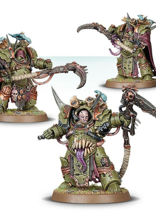 Dit is een afbeelding van het miniatuur Deathshroud Bodyguard - Death Guard voor het spel Warhammer, te koop bij Tabletop Miniature Wargames spellenwinkel Speldorado in delft