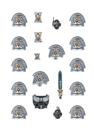 Dit is een afbeelding van het miniatuur Upgrades - Deathwatch voor het spel Warhammer, te koop bij Tabletop Miniature Wargames spellenwinkel Speldorado in delft