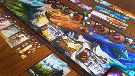 Kaarten voor machines, productie en magie in het deck van een speler in City of Iron