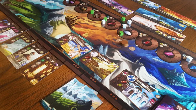 Kaarten voor machines, productie en magie in het deck van een speler in City of Iron