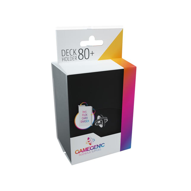 Dit is een foto van het spel Deckbox Deck Holder 80+ Black te koop bij Speldorado Spellenwinkel Delft