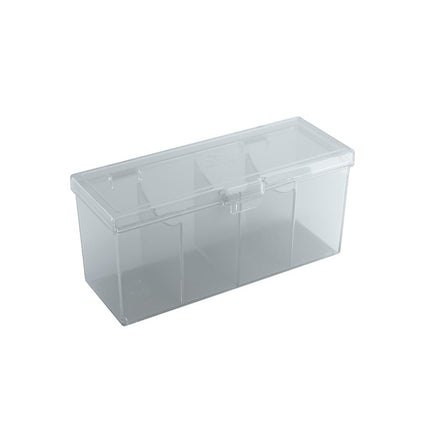 Dit is een foto van het spel Deckbox Fourtress 320+ Clear te koop bij Speldorado Spellenwinkel Delft