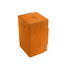 Dit is een foto van het spel Deckbox Watchtower 100+ Convertible Orange te koop bij Speldorado Spellenwinkel Delft
