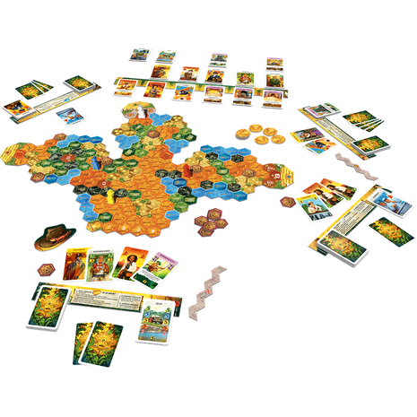 Dit is een foto van het spel De gouden tempels - De zoektocht naar El Dorado te koop bij Speldorado Spellenwinkel Delft