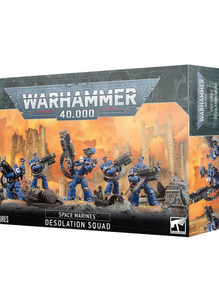 Dit is een afbeelding van het miniatuur Desolation Squad - Space Marines voor het spel Warhammer, te koop bij Tabletop Miniature Wargames spellenwinkel Speldorado in delft
