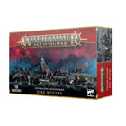 Dit is een afbeelding van het miniatuur Dire Wolves - Soulblight Gravelords voor het spel Warhammer, te koop bij Tabletop Miniature Wargames spellenwinkel Speldorado in delft