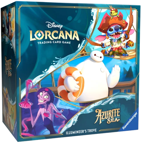 Dit is een foto van het spel Azurite Sea Illumineer's Trove - Disney Lorcana te koop bij Speldorado Spellenwinkel Delft