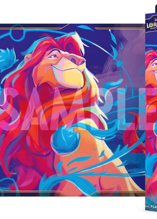 Disney Lorcana Playmat - Art 2 Fabled Mufasa– set Fabled - Playmat