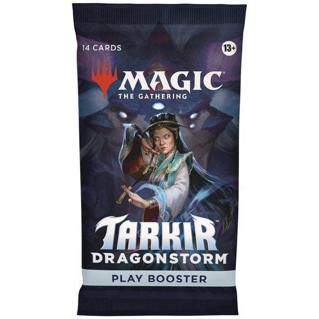 Dit is een foto van het spel Tarkir Dragonstorm Play booster te koop bij Speldorado Spellenwinkel Delft