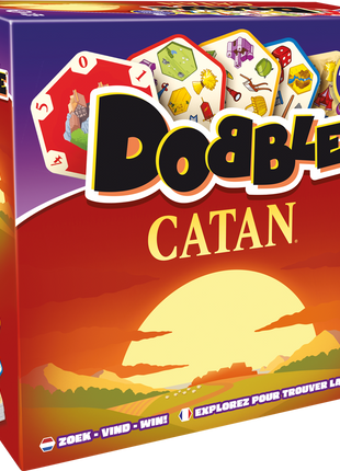 Dobble Catan – gezellig bordspel – 1 speler