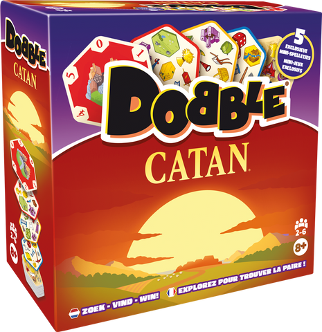 Dobble Catan – gezellig bordspel – 1 speler