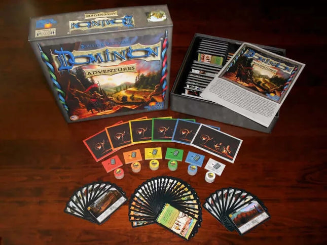 Dit is een foto van het spel Avonturen - Dominion te koop bij Speldorado Spellenwinkel Delft