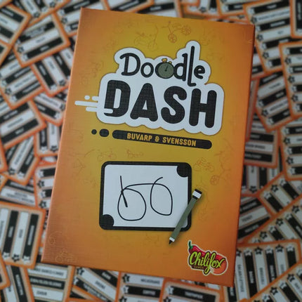 Dit is een foto van het spel Doodle Dash te koop bij Speldorado Spellenwinkel Delft