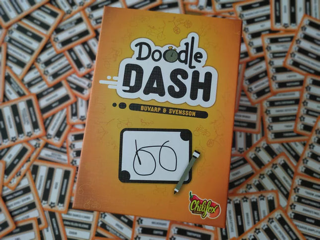 Dit is een foto van het spel Doodle Dash te koop bij Speldorado Spellenwinkel Delft
