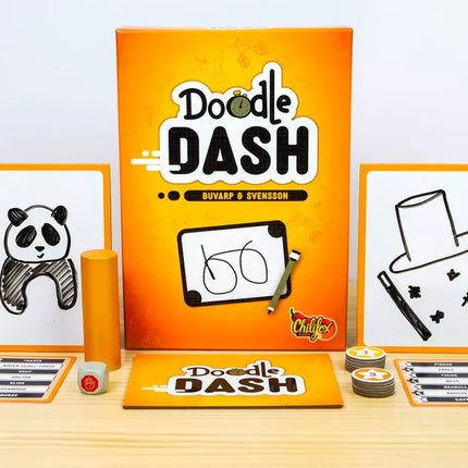 Dit is een foto van het spel Doodle Dash te koop bij Speldorado Spellenwinkel Delft