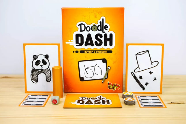 Dit is een foto van het spel Doodle Dash te koop bij Speldorado Spellenwinkel Delft