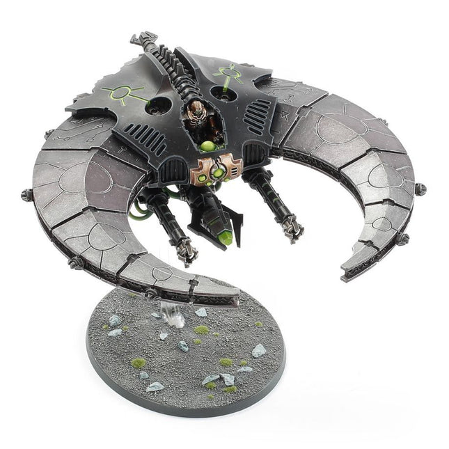 Dit is een afbeelding van het miniatuur Doom Scythe - Necrons voor het spel Warhammer, te koop bij Tabletop Miniature Wargames spellenwinkel Speldorado in delft