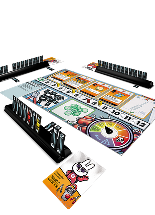 Close-up van draden en spelers die een draad proberen te knippen in Bomb Busters