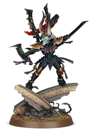 Dit is een afbeelding van het miniatuur Drazhar - Drukhari voor het spel Warhammer, te koop bij Tabletop Miniature Wargames spellenwinkel Speldorado in delft