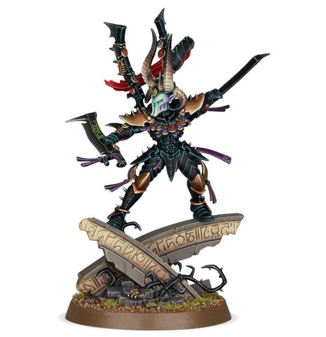 Dit is een afbeelding van het miniatuur Drazhar - Drukhari voor het spel Warhammer, te koop bij Tabletop Miniature Wargames spellenwinkel Speldorado in delft
