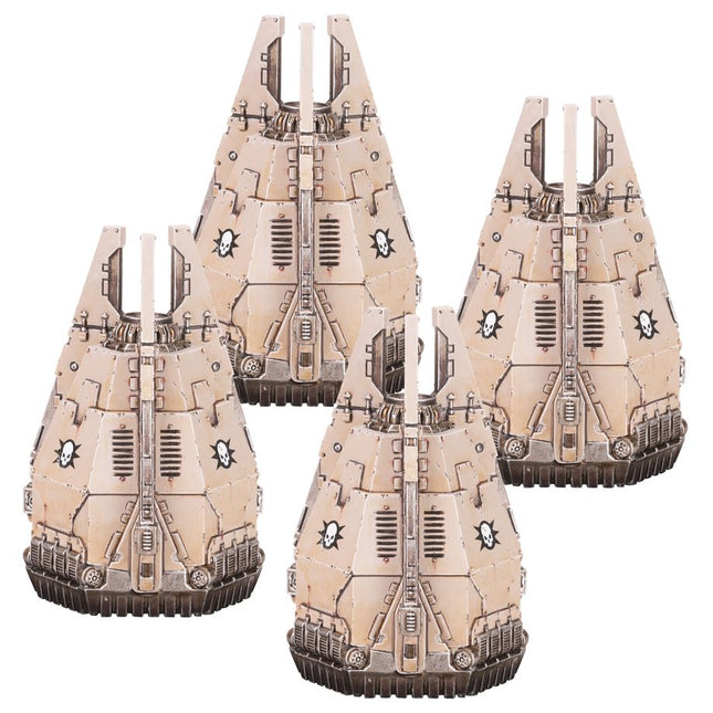 Dit is een foto van het spel :Dreadnought Drop Pods - Adeptus Astartes te koop bij Speldorado Spellenwinkel Delft