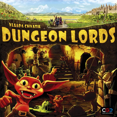 Dungeon Lords - En – strategisch bordspel – 2 tot 4 spelers