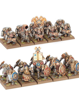 Dit is een afbeelding van het miniatuur Dwarf Ironbreakers - Dwarfen Mountain Holds voor het spel Warhammer, te koop bij Tabletop Miniature Wargames spellenwinkel Speldorado in delft