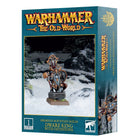Dit is een afbeelding van het miniatuur Dwarf King With Oathstone - Dwarfen Mountain Holds voor het spel Warhammer, te koop bij Tabletop Miniature Wargames spellenwinkel Speldorado in delft