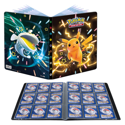 Dit is een foto van het spel portofolio Paldean Fates 9 pocket- Pokemon te koop bij Speldorado Spellenwinkel Delft